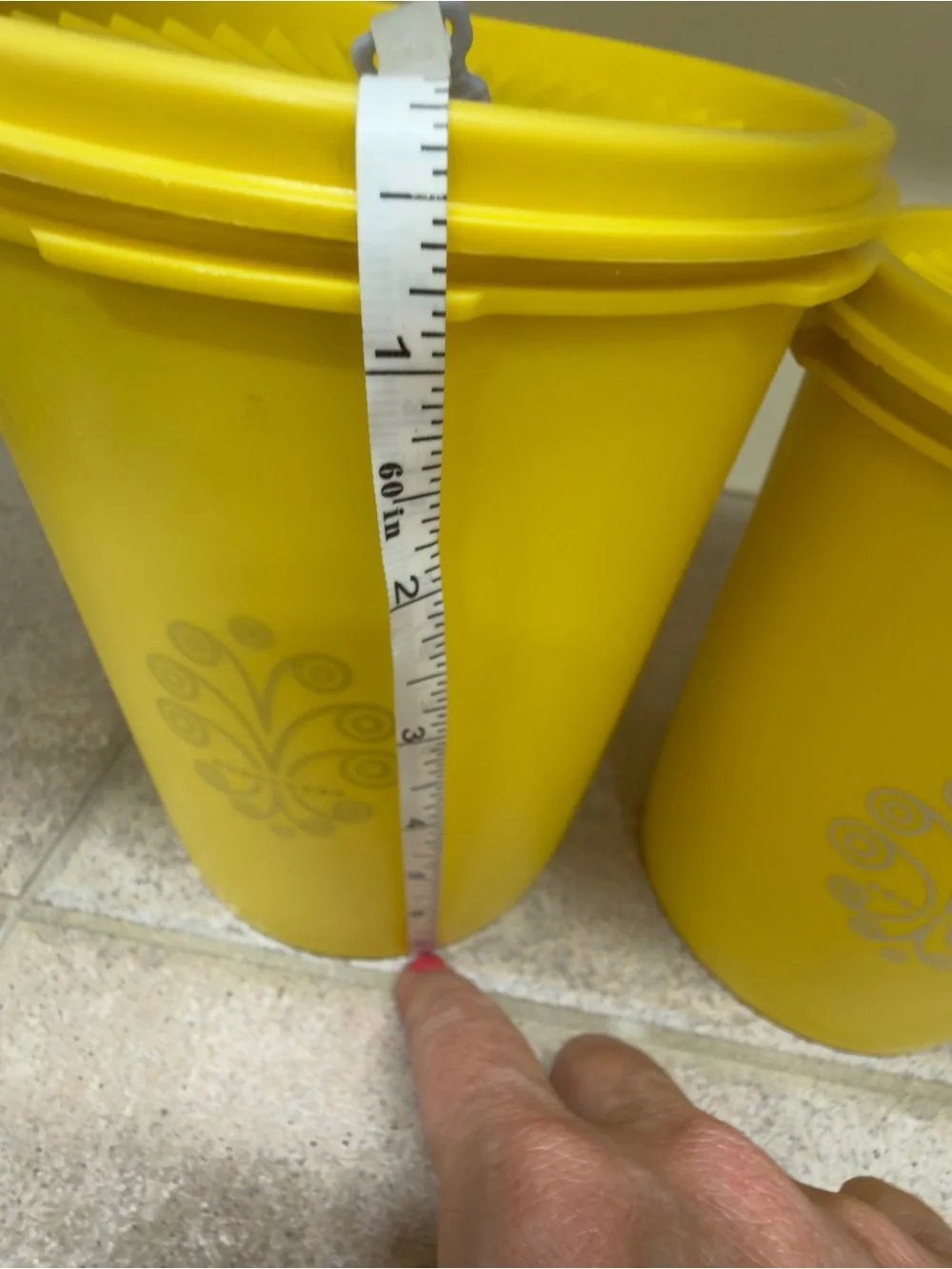 Tupperware two canisters